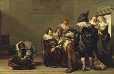 Una festa musicale da Pieter Codde