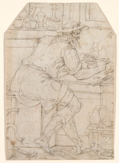 Artigiano al Lavoro da Pieter Coecke van Aelst