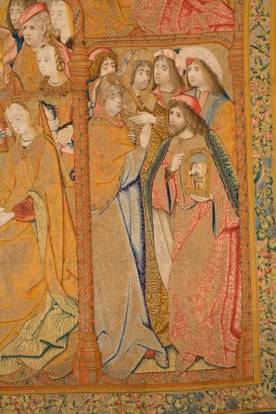 Arazzo fiammingo. Annunciazione. (dettaglio) c.1502-04 da Pieter Coecke van Aelst
