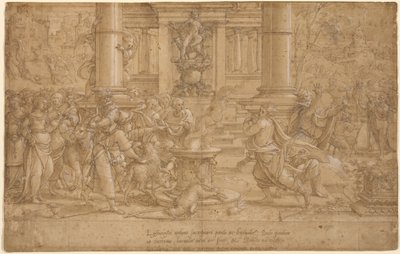 Il sacrificio a Listra da Pieter Coecke van Aelst