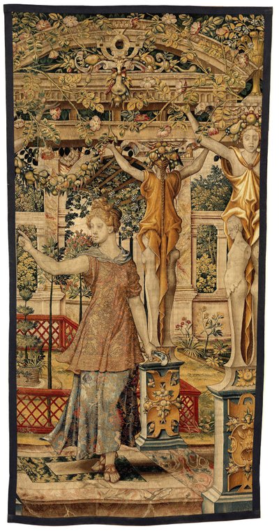 Vertumno e Pomona: Vertumno trasformato in contadino, c.1550 da Pieter Coecke van Aelst