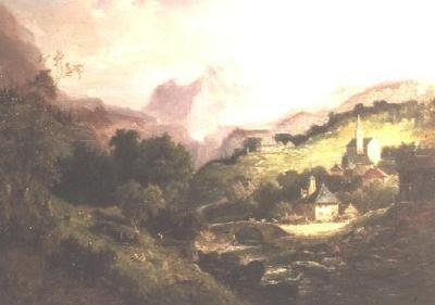 Mont Cernis e il villaggio di St. Michelle da Pieter Cornelis Dommerson