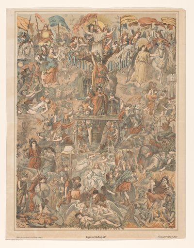 Allegoria di una guerra santa da Pieter Cornelis Mondriaan (sr.)