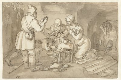 Adorazione dei pastori da Pieter Cornelisz. van Rijck