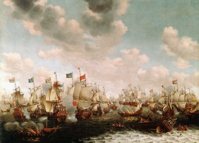 La battaglia dei quattro giorni da Pieter Cornelisz van Soest