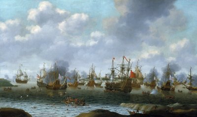 Il raid olandese sul fiume Medway (Inghilterra), giugno 1667 da Pieter Cornelisz van Soest