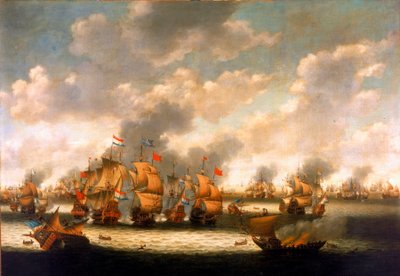 La battaglia dei Quattro Giorni da Pieter Cornelisz van Soest