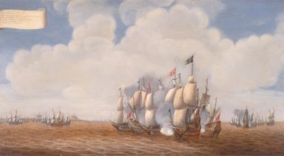 La prima battaglia di Öland il 31 maggio 1564, seconda metà del XVII secolo da Pieter Cornelisz van Soest