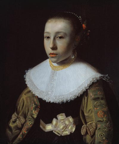 Ritratto di una giovane ragazza da Pieter Dubordieu