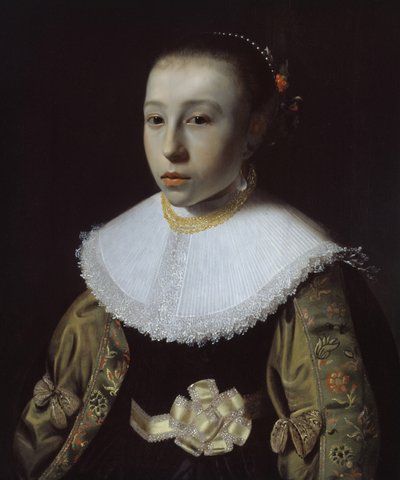 Ritratto di una giovane ragazza, 1633-35 da Pieter Dubordieu