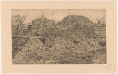 Covoni su un campo da Pieter Dupont (signed by artist)