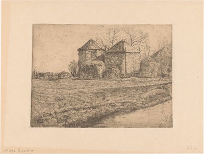 Fattoria con due fienili da Pieter Dupont