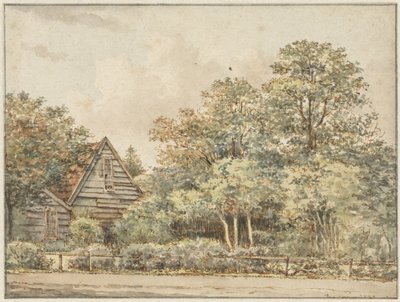 Casa in un ambiente alberato da Pieter Ernst Hendrik Praetorius