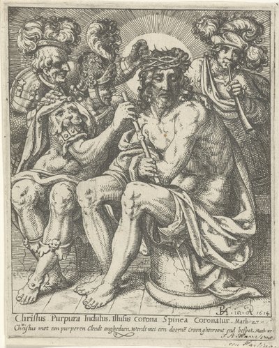 Cristo con la corona di spine da Pieter Feddes van Harlingen
