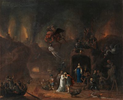 Orfeo ed Euridice negli inferi da Pieter Fris