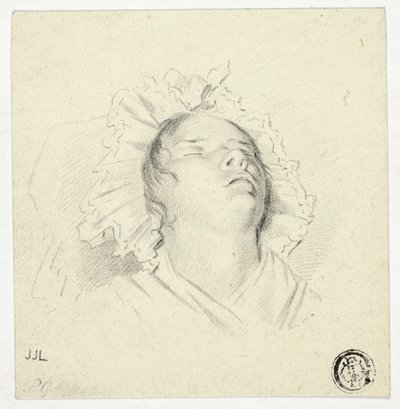 Testa di ragazza che dorme da Pieter Gaal