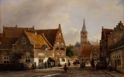 Strada in una città olandese da Pieter Gerard Vertin