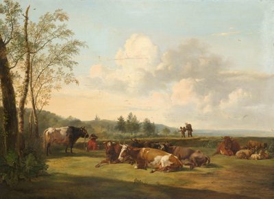 Paesaggio con bestiame da Pieter Gerardus van Os