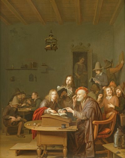 Interno di una scuola da Pieter Harmansz Verelst
