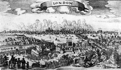 Manifesto del Grande Incendio di Londra, 1666 da Pieter Hendricksz Schut