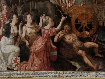 (dettaglio) Allegoria della pace del 1577 nei Paesi Bassi da Pieter II Claeissens