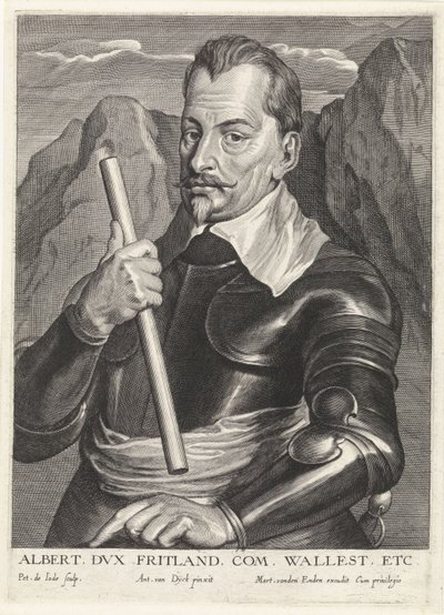 Albrecht von Wallenstein da Pieter I Jode de