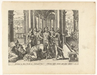 Addio di Ettore da Pieter Jalhea Furnius