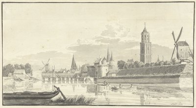 La Porta di Kampen a Zwolle da Pieter Jan van Liender (attributed to)