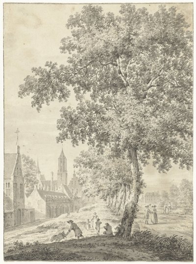 Sulla cinta muraria di Utrecht da Pieter Jan van Liender