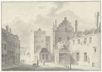 Dietro il Duomo di Utrecht da Pieter Jan van Liender