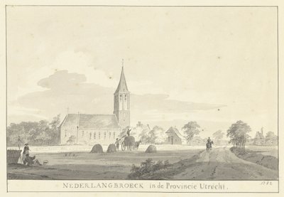 Veduta del villaggio di Nederlangbroek da Pieter Jan van Liender
