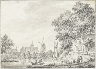 Veduta di Haastrecht da Pieter Jan van Liender