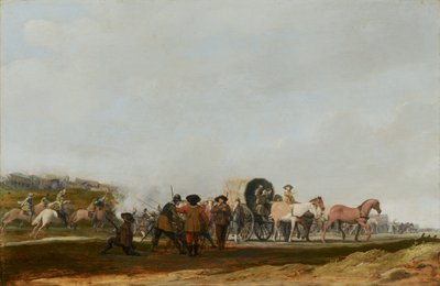 Agguato a un Convoglio Militare da Pieter Jansz Post