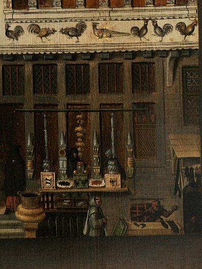 (dettaglio) del Ritratto di Jacquemyne Buuck da Pieter Jansz. Pourbus