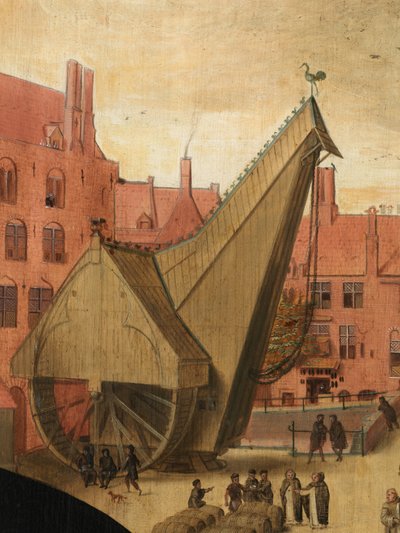 (dettaglio) Ritratto di Jan van Eyewerve da Pieter Jansz. Pourbus