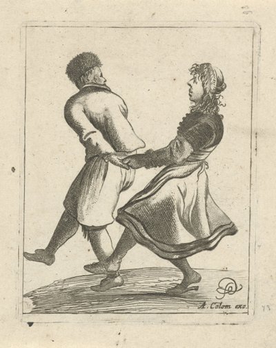 Coppia danzante da Pieter Jansz Quast