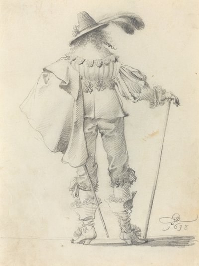 Gentiluomo visto da dietro da Pieter Jansz Quast