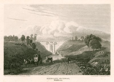 Arco di Highgate, Middlesex da Pieter Jansz. Quast
