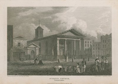 Chiesa di San Paolo, Covent Garden da Pieter Jansz. Quast