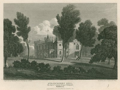 Strawberry Hill, Twickenham, Londra; La residenza della Contessa Vedova Waldegrave da Pieter Jansz. Quast