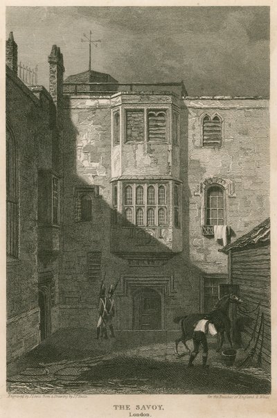 La prigione di Savoy, Londra da Pieter Jansz. Quast