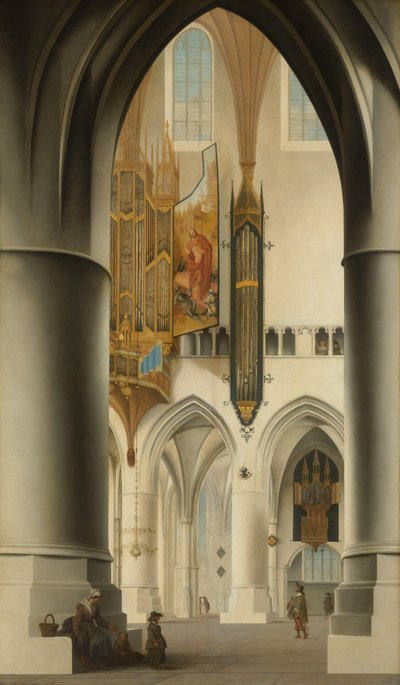 Interno della Chiesa di San Bavo a Haarlem da Pieter Jansz Saenredam
