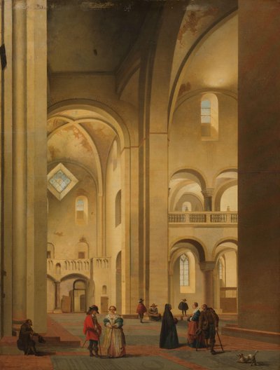 Il Transetto della Mariakerk a Utrecht, visto da Nord-Est da Pieter Jansz Saenredam