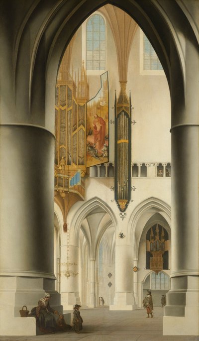 Interno della Chiesa di San Bavone a Haarlem da Pieter Janszoon Saenredam
