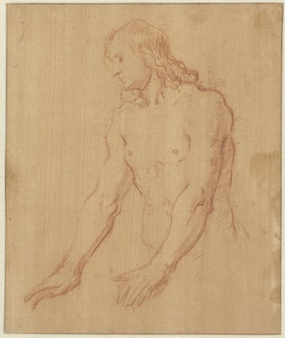 Giovane uomo nudo, mezzo busto da Pieter Lastman