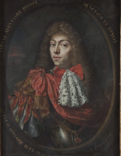 Principe Eugenio Alessandro di Thurn e Taxis (olio su rame) da Pieter Leermans