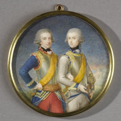 Willem Frederik (1772-1843), principe di Orange-Nassau, con il suo fratello minore Willem George Frederik (1774-99) da Pieter Lesage