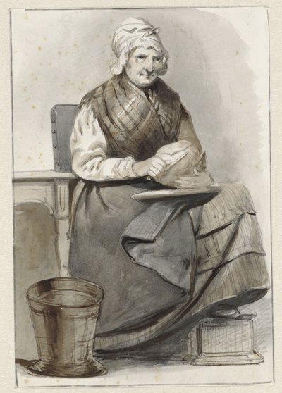 Donna seduta da Pieter Marinus van de Laar (attributed to)