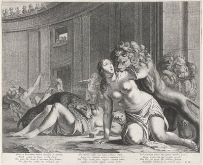 Daniele nella fossa dei leoni da Pieter Nolpe