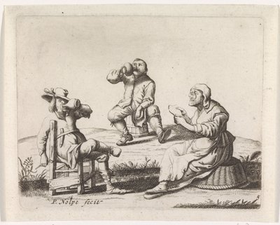 Tre contadini da Pieter Nolpe